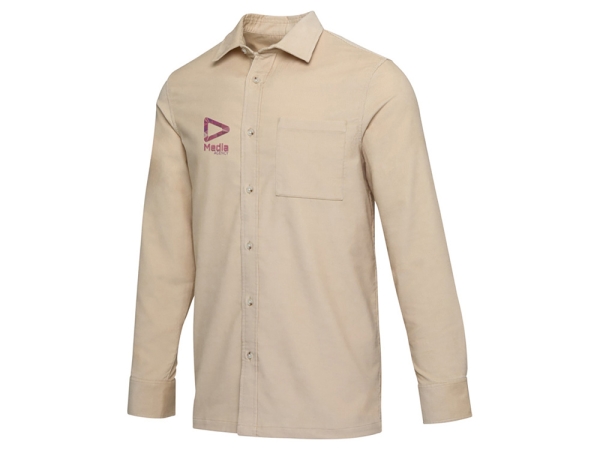 Alum вельветовая рубашка унисекс - Oatmeal