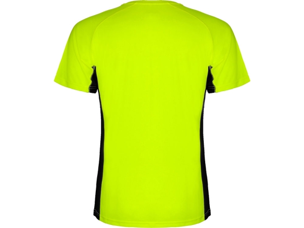 Спортивная футболка "Shanghai" детская, неоновый зеленый/черный