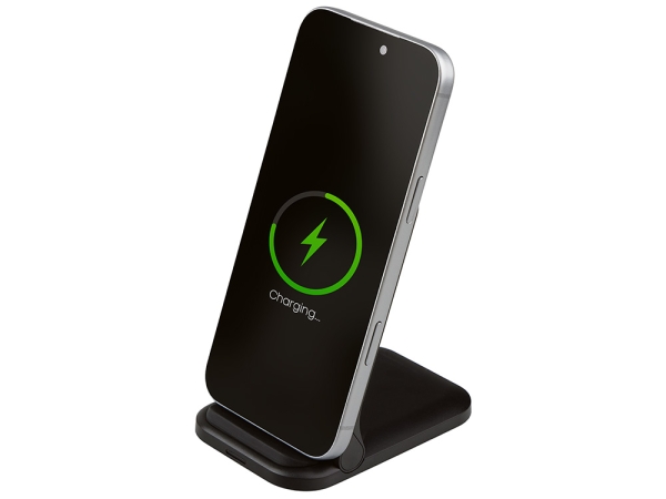 Беспроводное зарядное устройство «Foldy», 15 Вт, черный