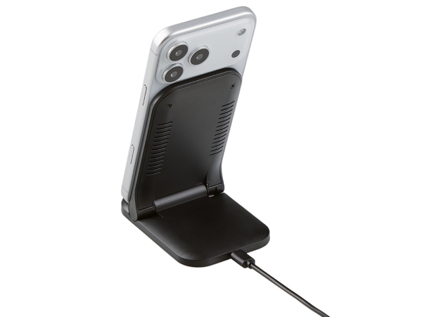 Беспроводное зарядное устройство «Foldy», 15 Вт, черный