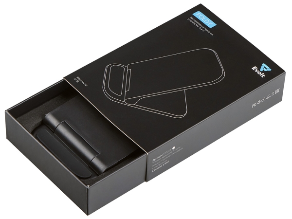 Беспроводное зарядное устройство «Foldy», 15 Вт, черный