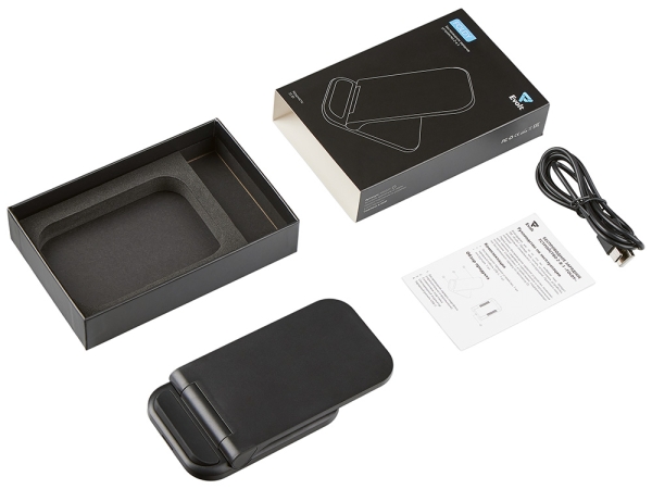 Беспроводное зарядное устройство «Foldy», 15 Вт, черный