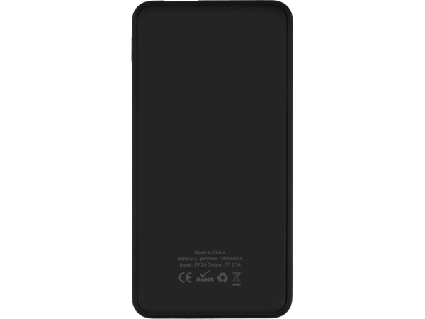 Портативное зарядное устройство «Shell Pro», 10000 mAh, черный