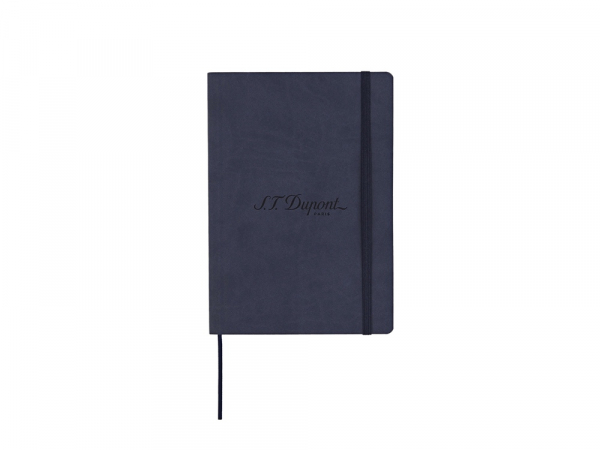 Блокнот Notebook, синяя искуcственная кожа с логотипом Dupont, формат А5, бумага: линованная