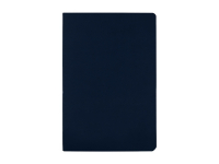 Бизнес тетрадь А5 "Megapolis flex" 60 л. soft touch клетка, темно-синий