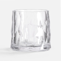 Стакан небьющийся Sate Crystal, вращающийся, прозрачный