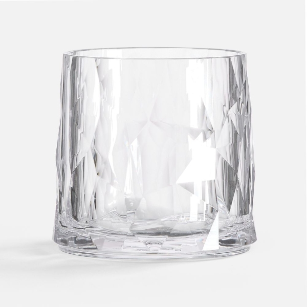 Стакан небьющийся Sate Crystal, вращающийся, прозрачный