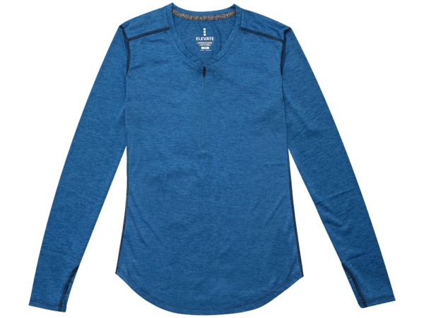 Лонгслив Quadra женский с длинным рукавом, синий