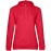 Толстовка с капюшоном женская Hoodie, красный меланж