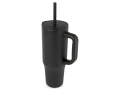Brady термостакан с силиконовой трубочкой, 900 мл, сертифицированный согласно RCS- Черный