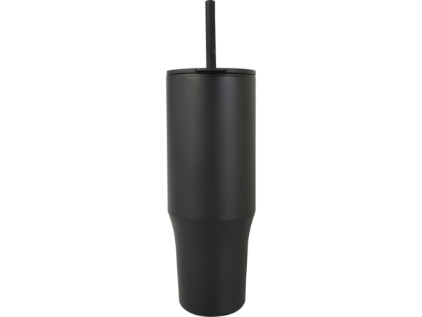 Brady термостакан с силиконовой трубочкой, 900 мл, сертифицированный согласно RCS- Черный