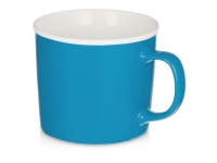 Матовая кружка Nancy 360 мл цветная снаружи, белая внутри, голубой Матовая кружка Nancy 360 мл цветная снаружи, белая внутри, голубой