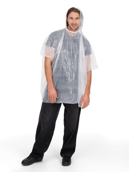 Дождевик в круглом футляре Nimbus, синий