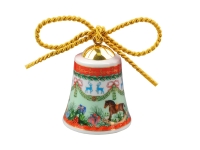 Новогодний колокольчик Versace Ретро, красный/зеленый Новогодний колокольчик Versace Ретро, красный/зеленый