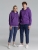 Толстовка на молнии с капюшоном Siverga 2.0, фиолетовая