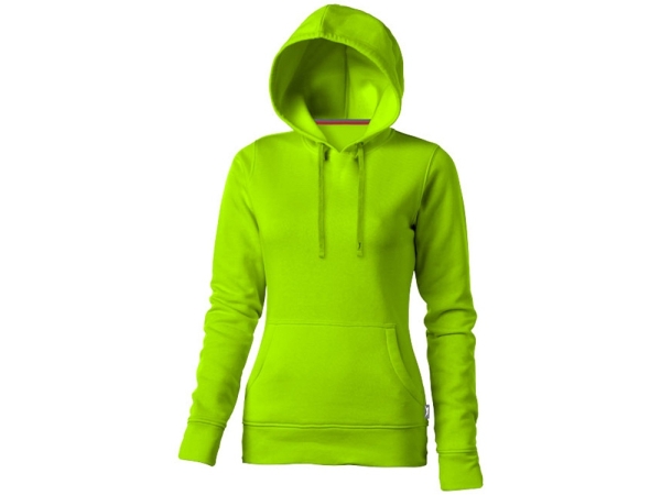 Толстовка Alley женская с капюшоном, зеленое яблоко