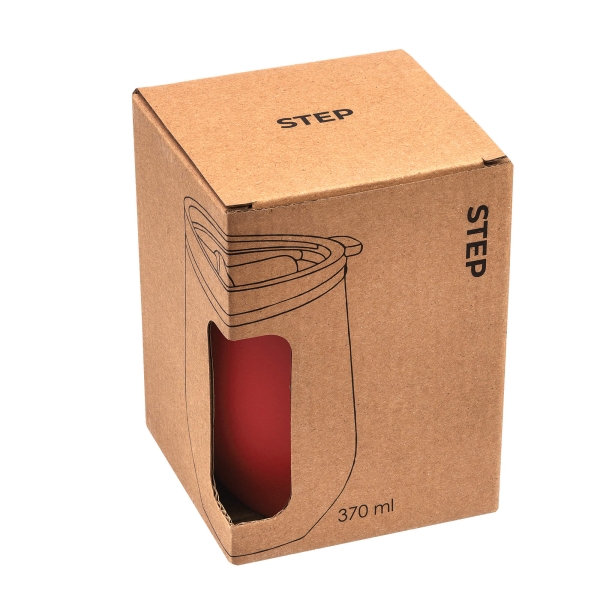 Термокружка (кофер) STEP SOFT 370мл Красная 6300.03
