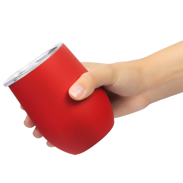 Термокружка (кофер) STEP SOFT 370мл Красная 6300.03