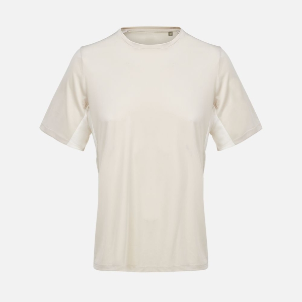 Футболка спортивная унисекс Storm, бежевая (льняная)