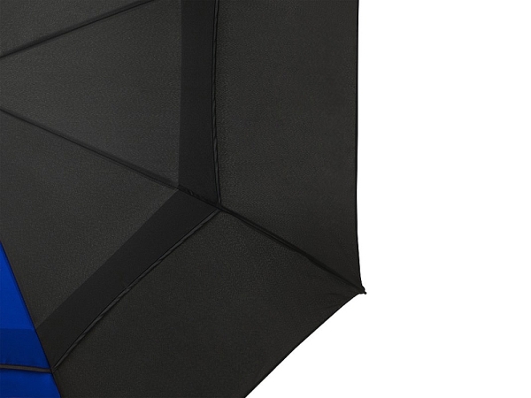 Джефф 30-дюймовый ветрозащитный зонт-трость, королевский синий/черный
