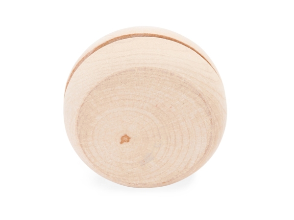 Деревянное йо-йо ROSKO с белым шнуром длиной 75 см, натуральный