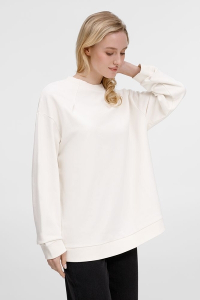 Свитшот унисекс Sinkopa, молочно-белый