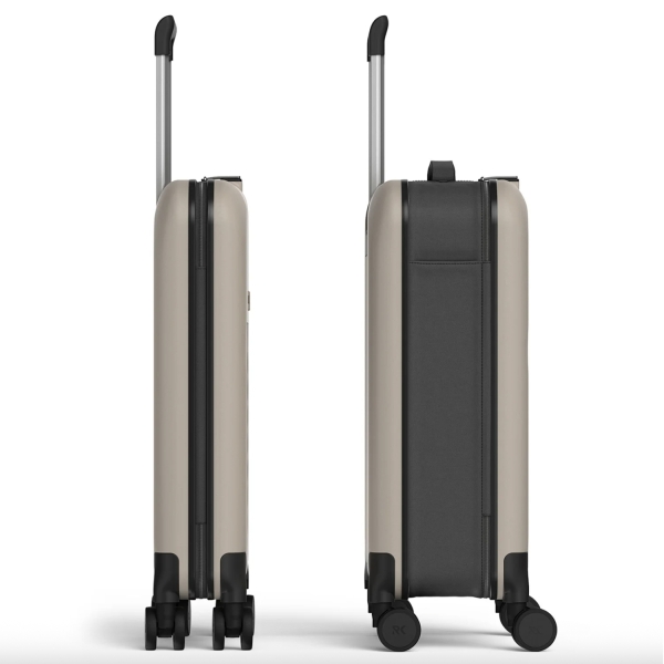 Чемодан складной Rollink Vega 360 55x40x20 см, 4 колеса, сине-зеленый