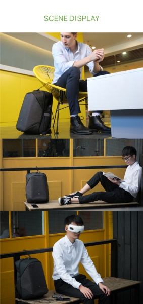 Рюкзак KORIN ClickPack 46х34х16 см, черный/серый