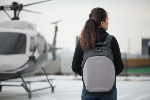 Рюкзак KORIN ClickPack 46х34х16 см, черный/серый