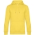 Толстовка с капюшоном унисекс King, желтая
