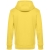 Толстовка с капюшоном унисекс King, желтая