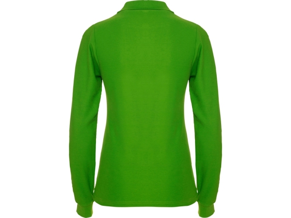 Рубашка поло "Estrella" женская с длинным рукавом, травянисто-зеленый