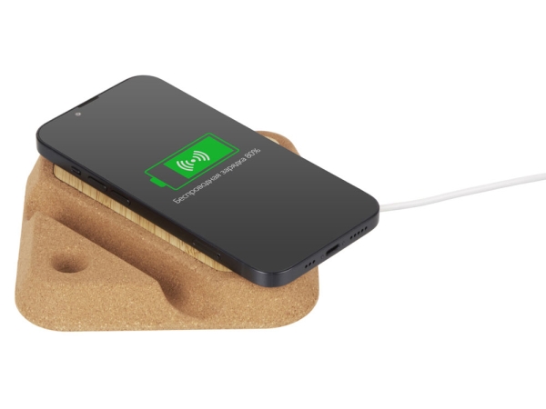 Беспроводная зарядка с подставкой для телефона, 5 Вт