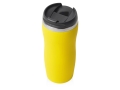 Термокружка "Double wall mug C1", soft touch, 350 мл, желтый