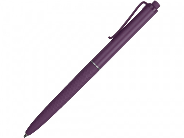 Ручка пластиковая soft-touch шариковая «Plane», фиолетовый