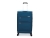 Чемодан TORBER ВИВИ, синий, полиэстер, 48 х 28 х 78 см, 89 л