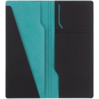 Дорожный органайзер Multimo, черный с бирюзовым Дорожный органайзер Multimo, черный с бирюзовым