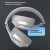 Беспроводные накладные наушники Stereo Ultra ANC, BT 5.4, ANC/ENC, 500мАч, серебристый, Deppa