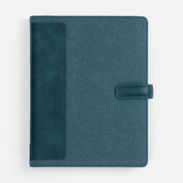 Ежедневник-органайзер Twill, недатированный, синий