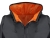 Дождевик «Bi-color» унисекс, оранжевый/черный