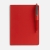 Ежедневник Tact, недатированный, красный