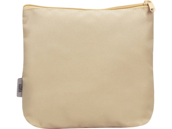 Органайзер для электроники и проводов "Amalia" из полиэстера 300D с подкладкой, бежевый