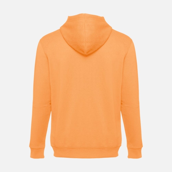 Толстовка мужская на молнии с капюшоном Amsterdam, светло-оранжевая