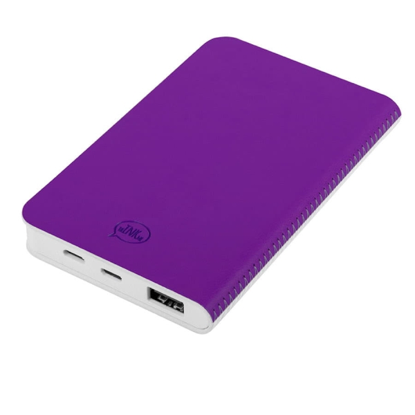 Универсальный аккумулятор "Franki" (5000mAh),белый с зеленым, 7,5х12,1х1,1см