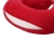 Подушка Basic из микрофибры с эффектом памяти U-shape, красный