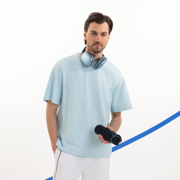 Футболка унисекс RUST NEO, 240 гр., голубой, размер 3XL/4XL