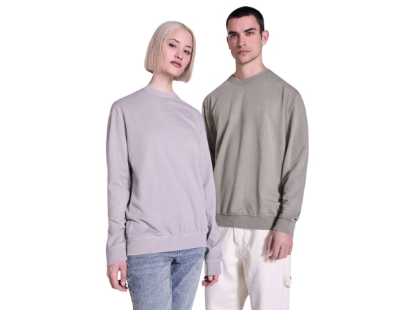 Свитшот «Jaya» унисекс, каменистый выстиранный