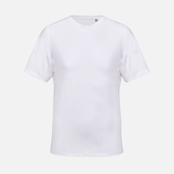 Футболка спортивная унисекс Storm, белая