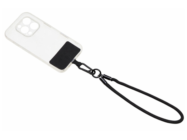 Ремешок на руку для телефона «Бэнди», черный