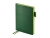 Ежедневник А5 датированный "Boston" 2026, зеленый с салатовым обрезом